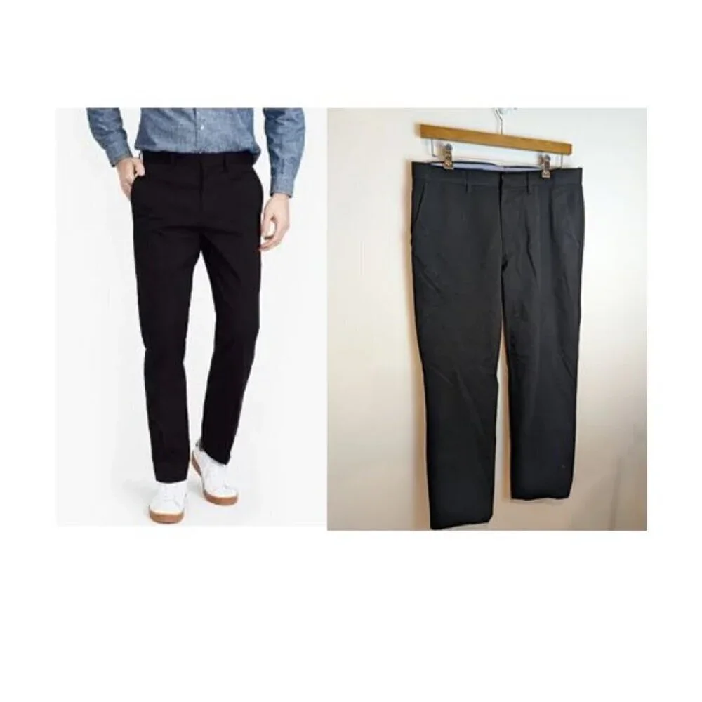 J. Crew Bedford Dress Pants in Black, Sz 35/32